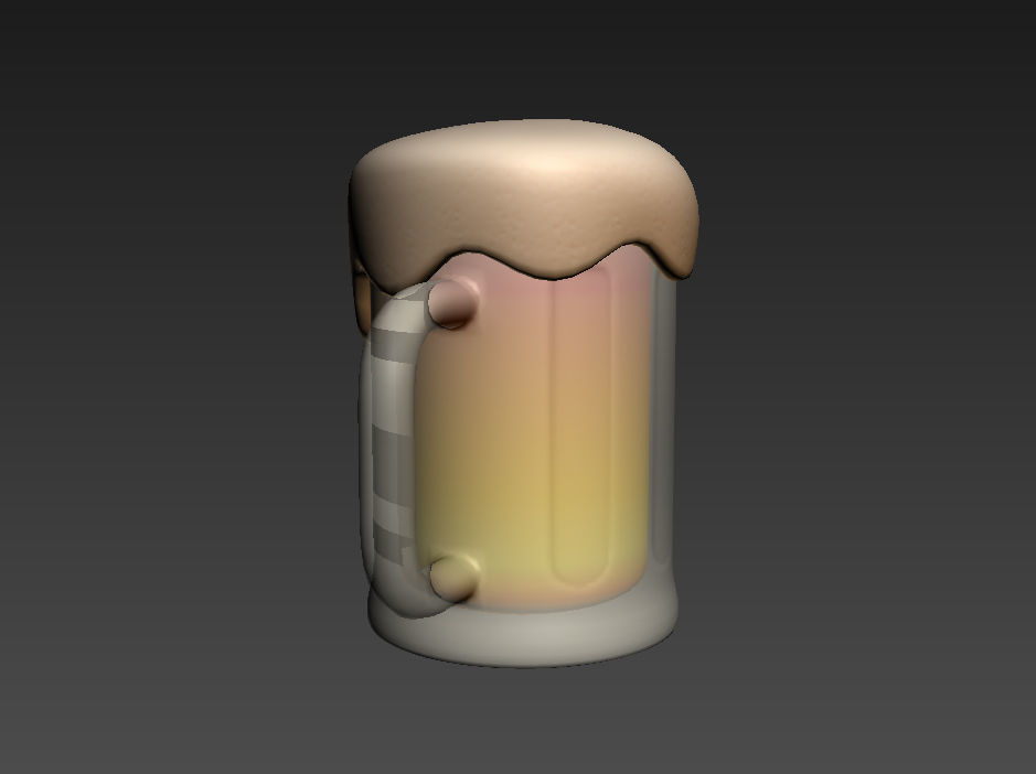 Beer Glass 3D model_15