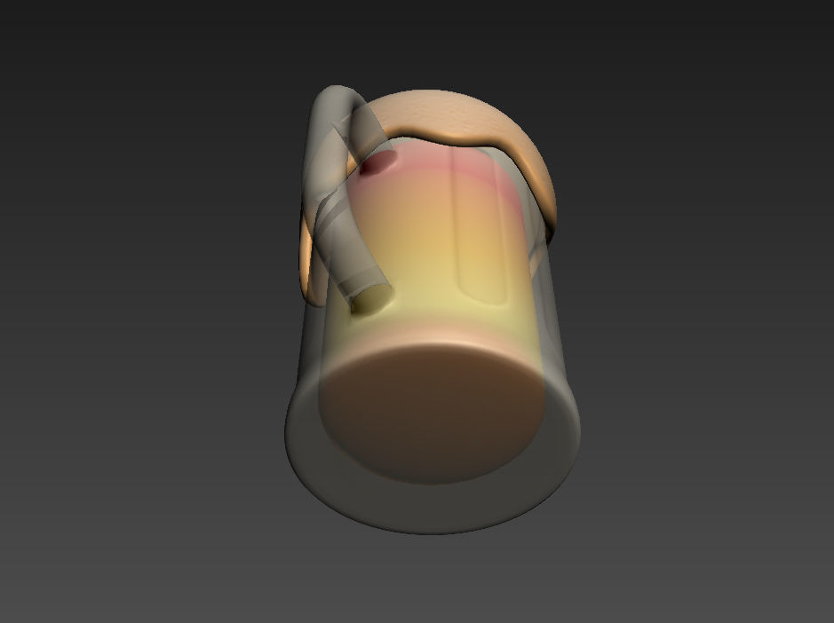 Beer Glass 3D model_16