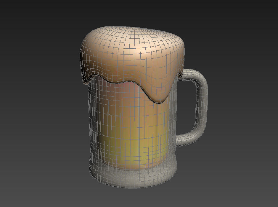 Beer Glass 3D model_11