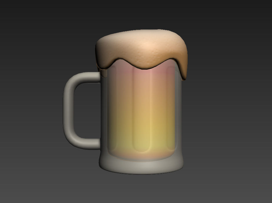 Beer Glass 3D model_14