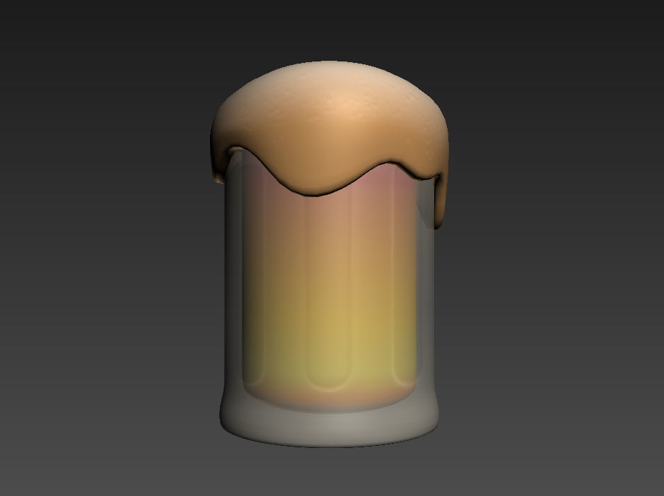 Beer Glass 3D model_13