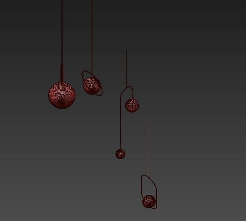 CRESCENT four balls 3D model_3