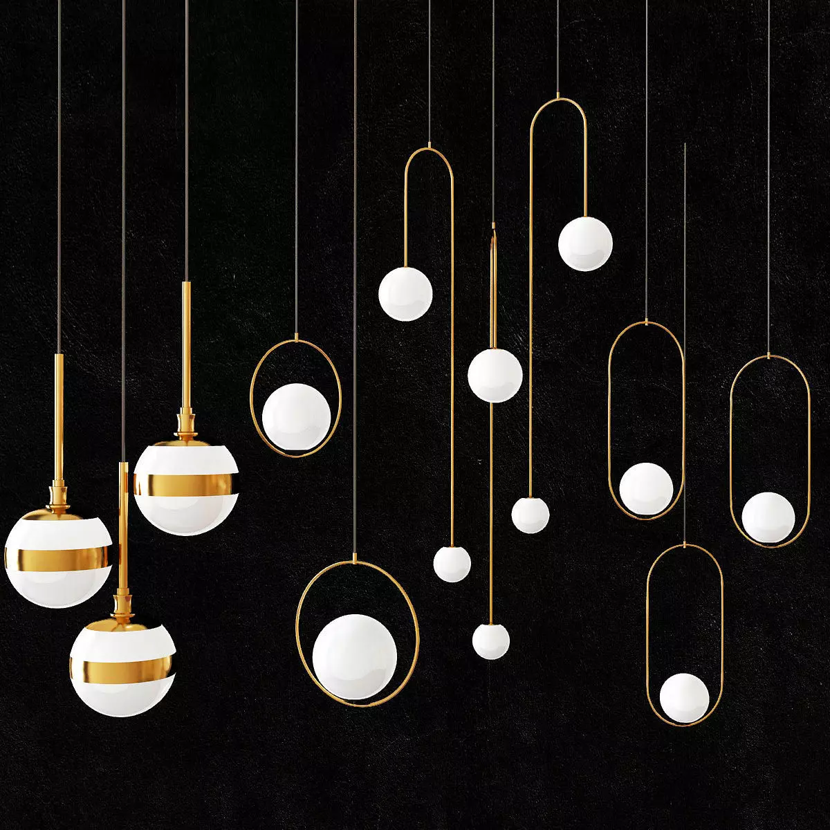 CRESCENT four balls 3D model_0