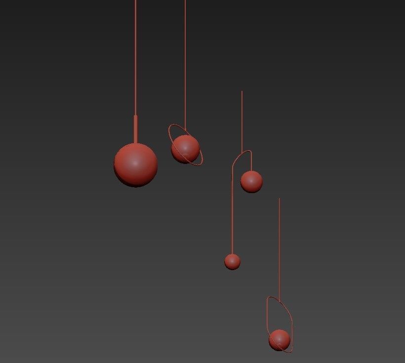 CRESCENT four balls 3D model_4