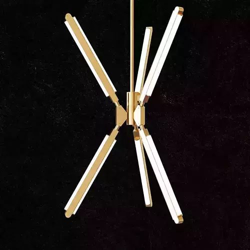 Pelle gold x pendant light