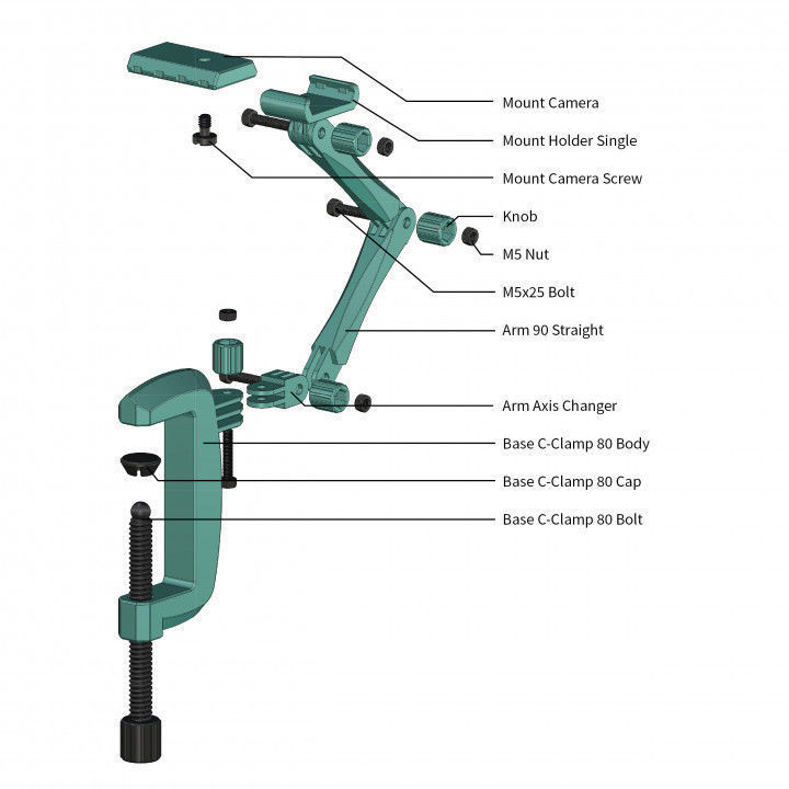 appendi cuffie  3D print model_4