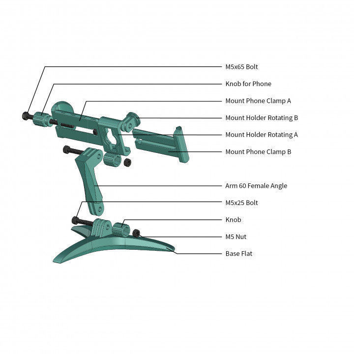 appendi cuffie  3D print model_3