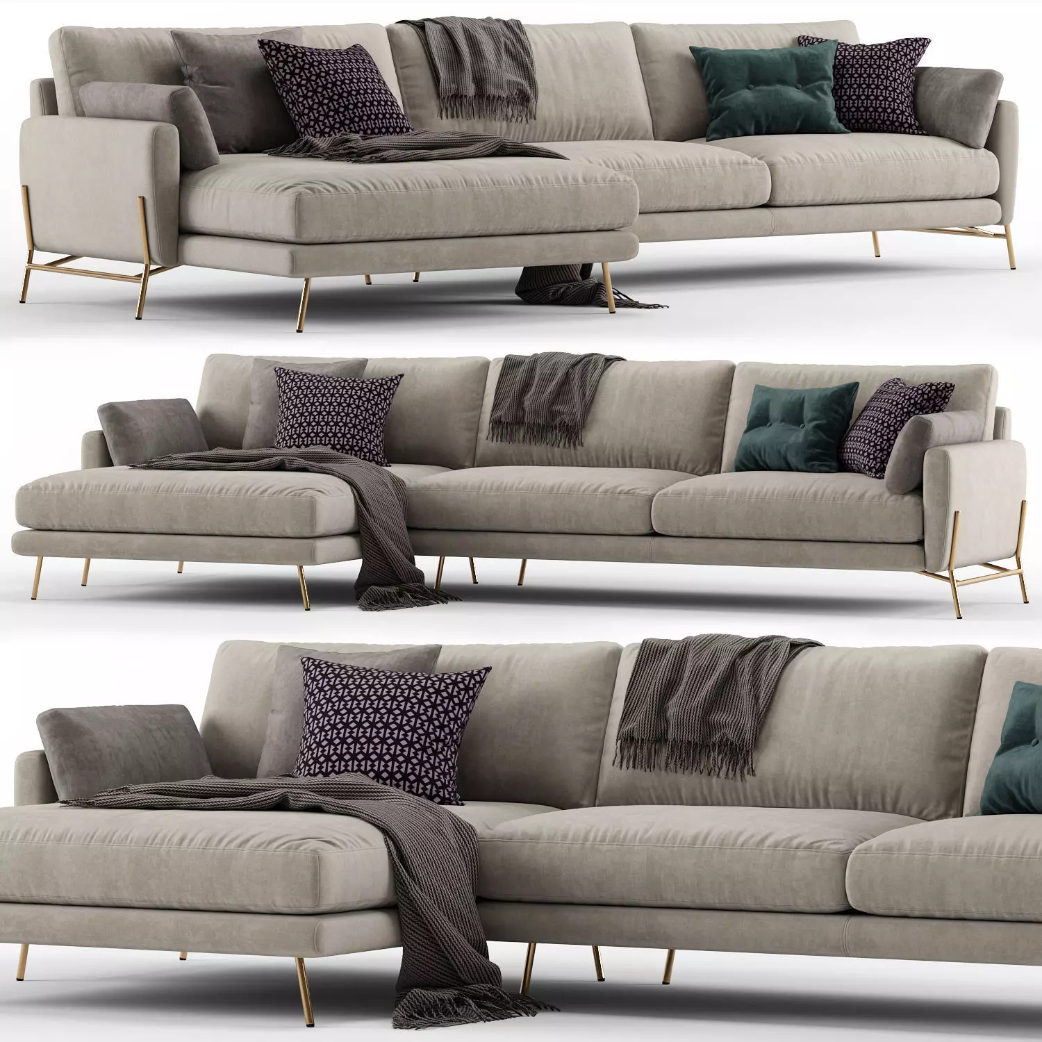 Le Marais sofa - Calligaris 3D model_0