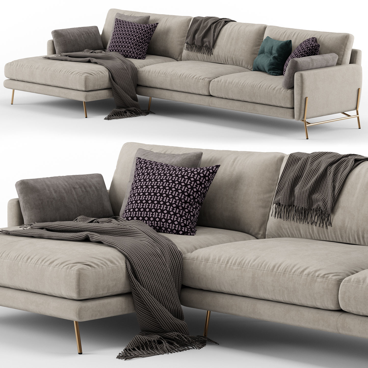Le Marais sofa - Calligaris 3D model_1