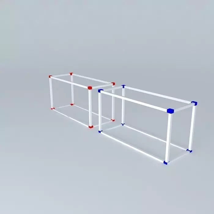 Chassis two boxes Free 3D model
