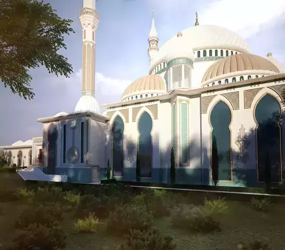 mosque 3D model