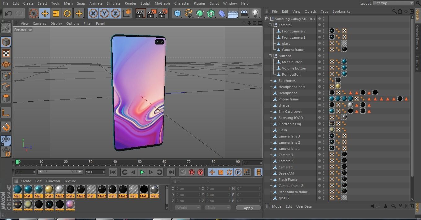 Samsung Galaxy S10 Plus 3D model_15