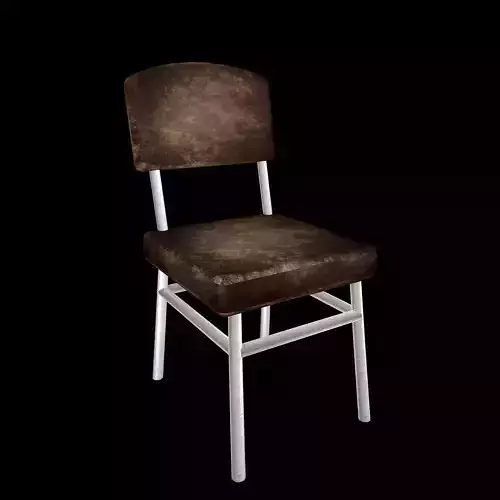 Sling Chair with leather seat