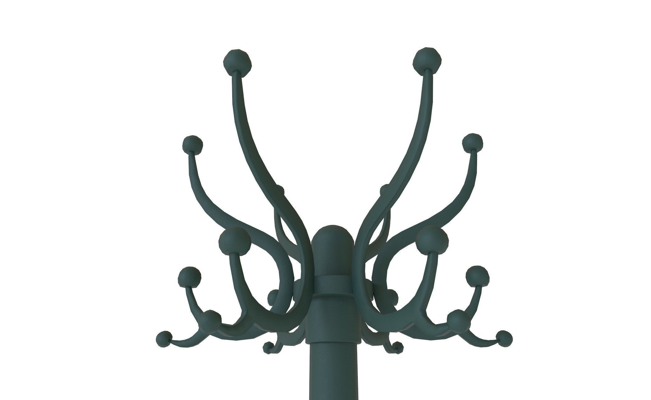 Game-Ready Cloths Stand Hanger with 4K-PBR Texture Set Low-poly 3D model_4