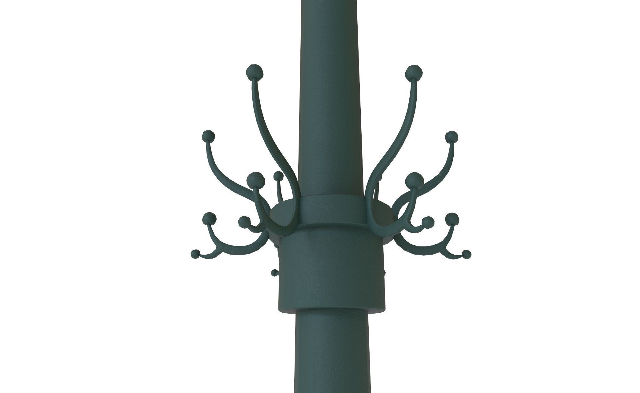 Game-Ready Cloths Stand Hanger with 4K-PBR Texture Set Low-poly 3D model_6