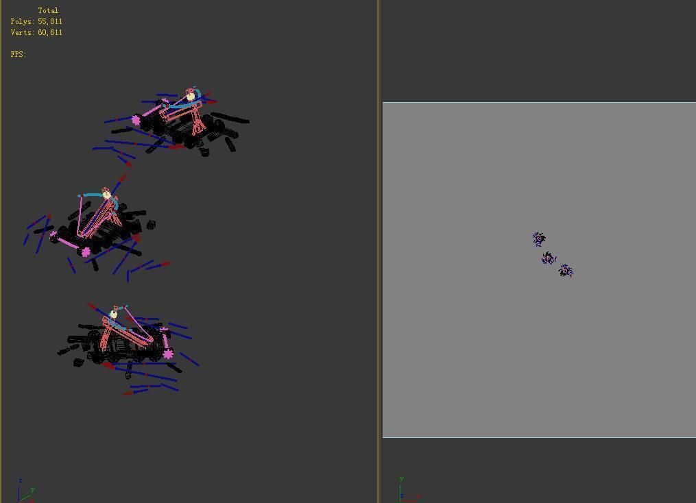 Game Barracks - Broken Vehicle 02 3D model_4