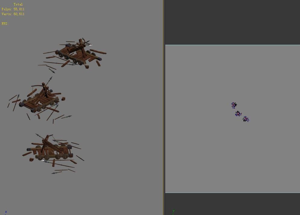 Game Barracks - Broken Vehicle 02 3D model_3