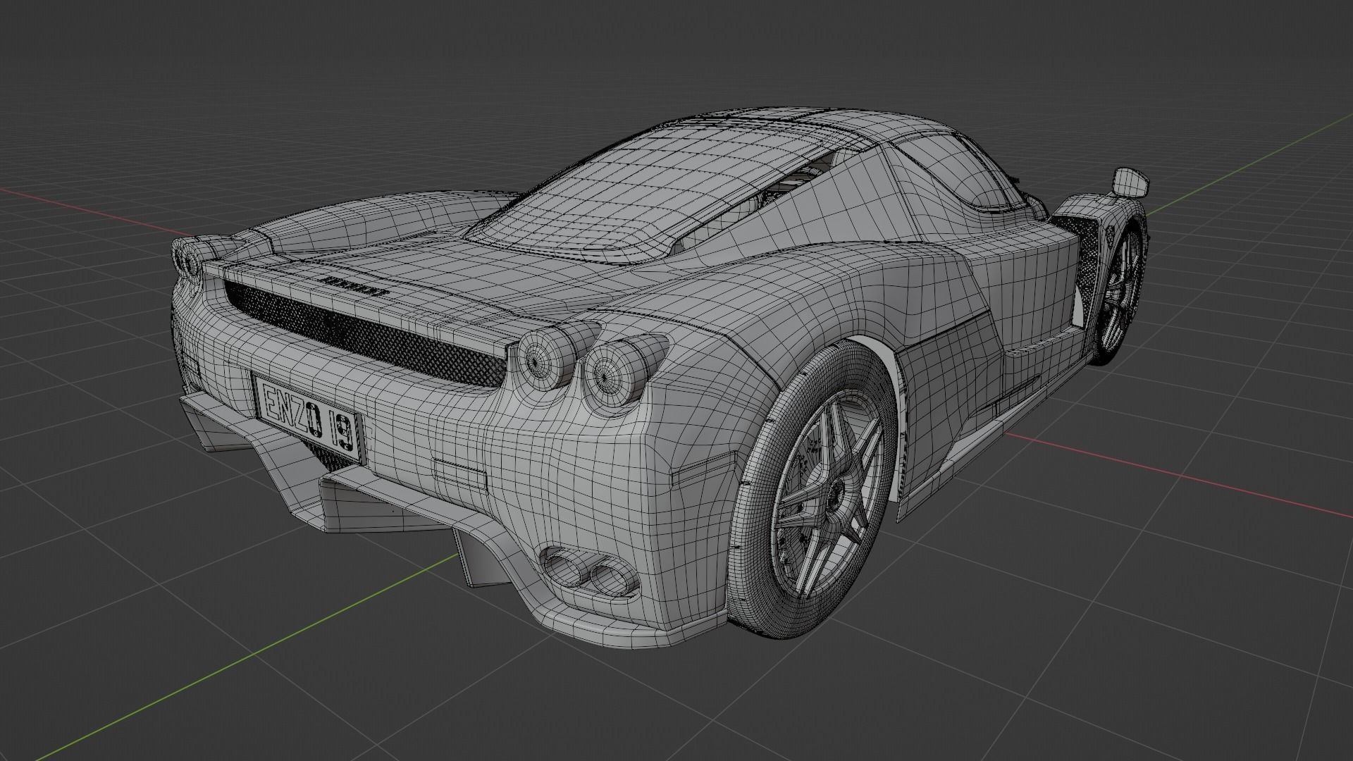 Ferrari Enzo 3D model_13