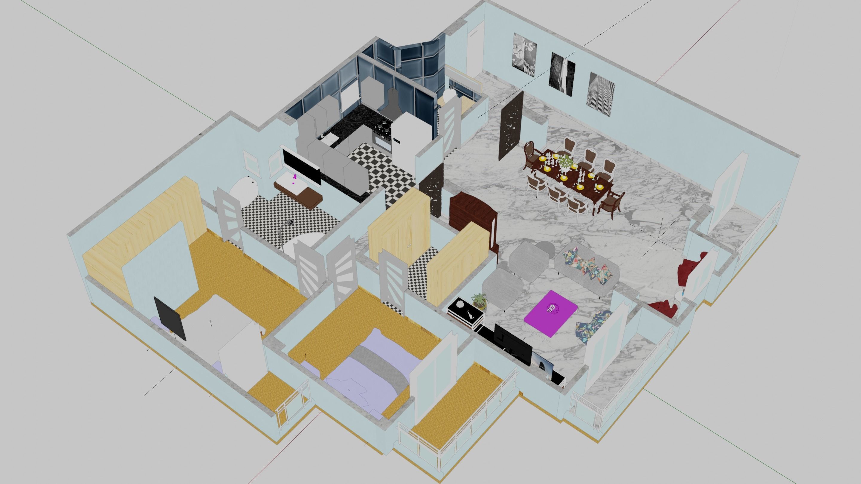 3D FLOOR PLAN 200705P004 - TA 3D model_3