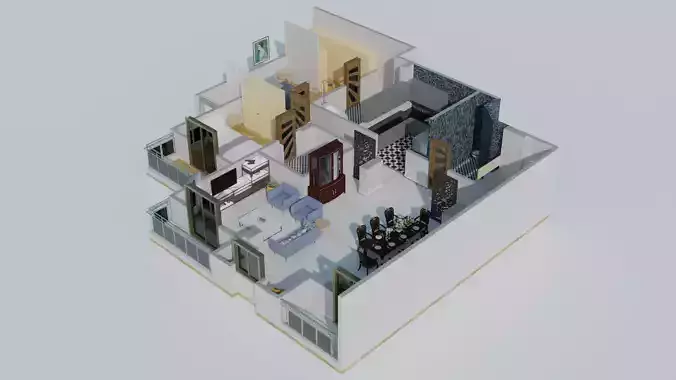 3D FLOOR PLAN 200705P004 - TA