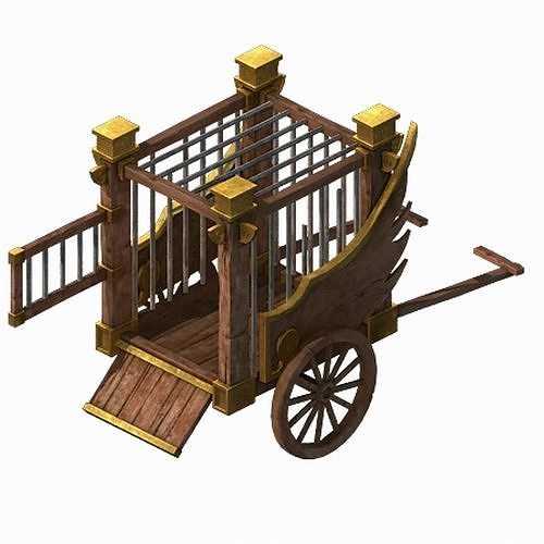 Game Barracks - Prisoners 032 3D model