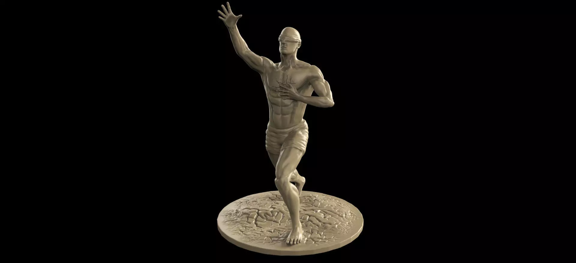 Human Statue 3D print model