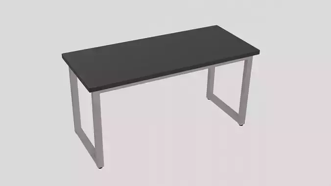 modern computer desk dark wood 