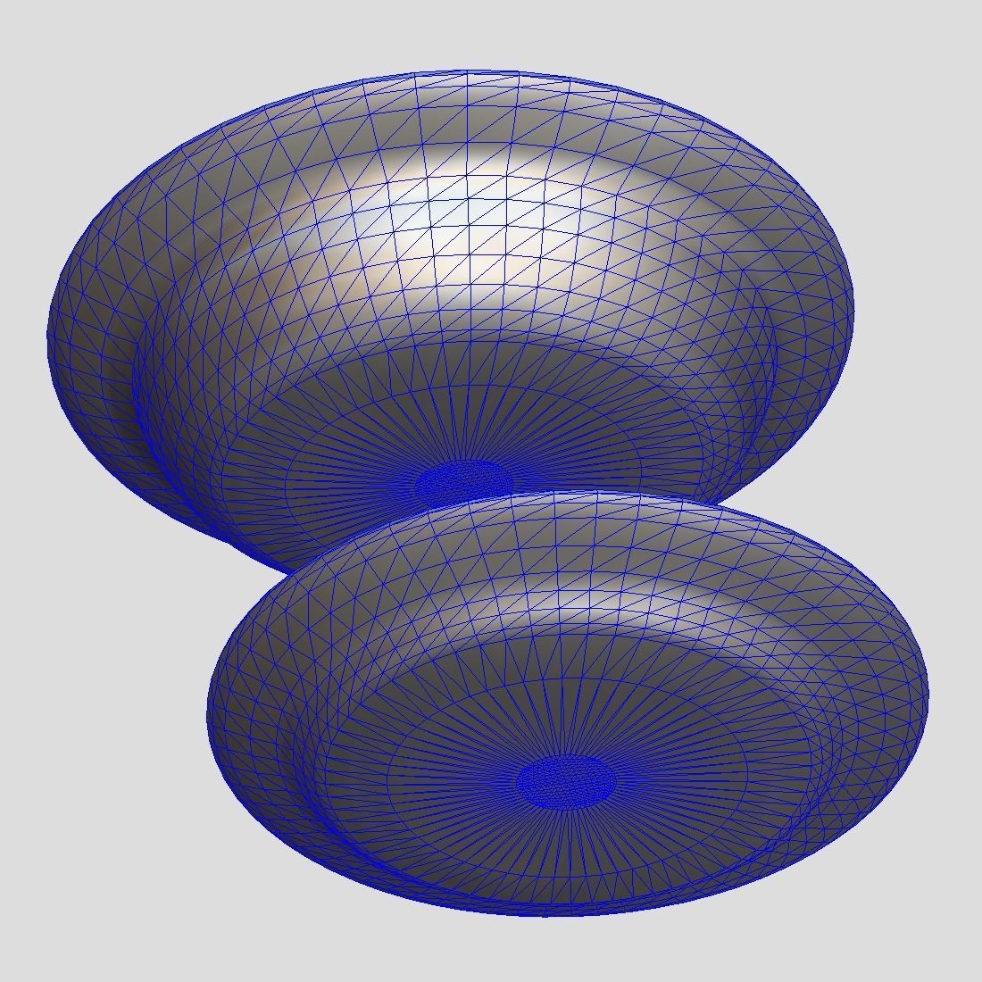 Plates two Low-poly 3D model_9