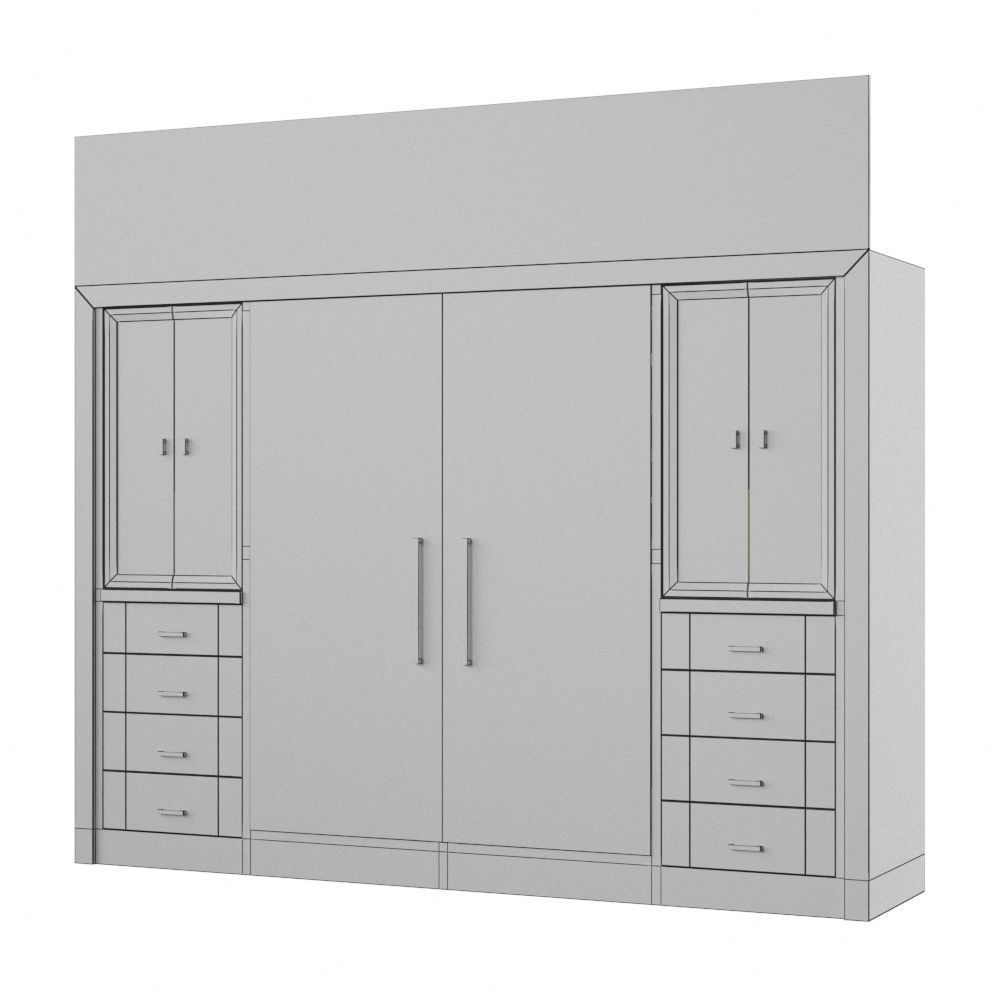 wine tasting cabinet 3D model_2