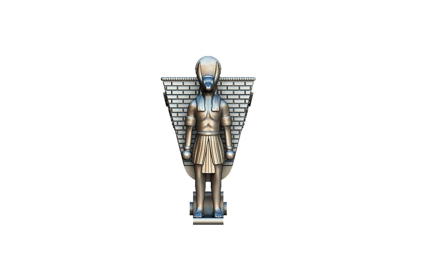 Egypt ring 3D print model_6