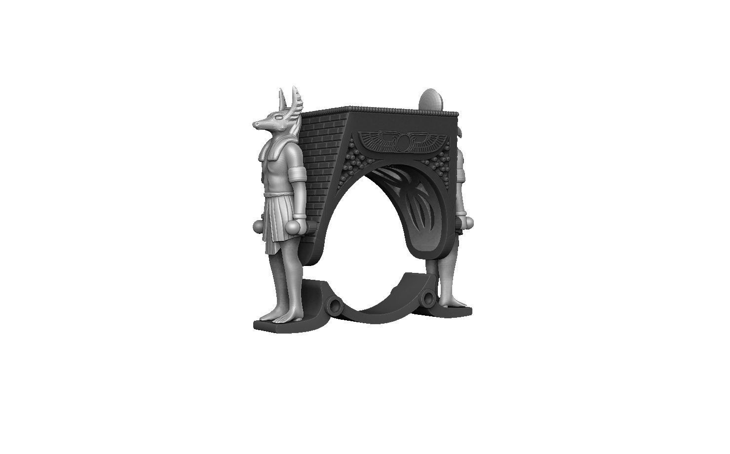 Egypt ring 3D print model_7