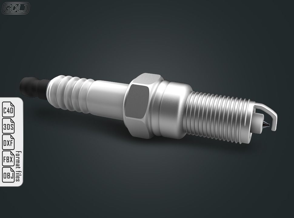 Spark Plugs 3D model_6