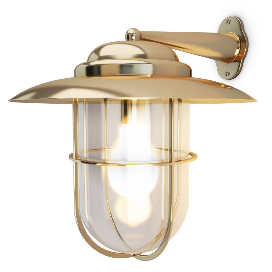 Copper and Bayonne Cage Lamps 3D model_4