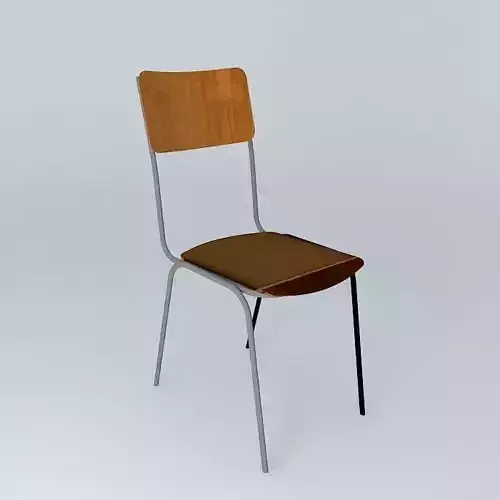 Classroom chair Free 3D model