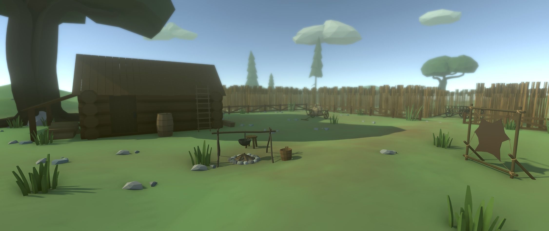 Low Poly Medieval Props Pack Low-poly 3D model_1