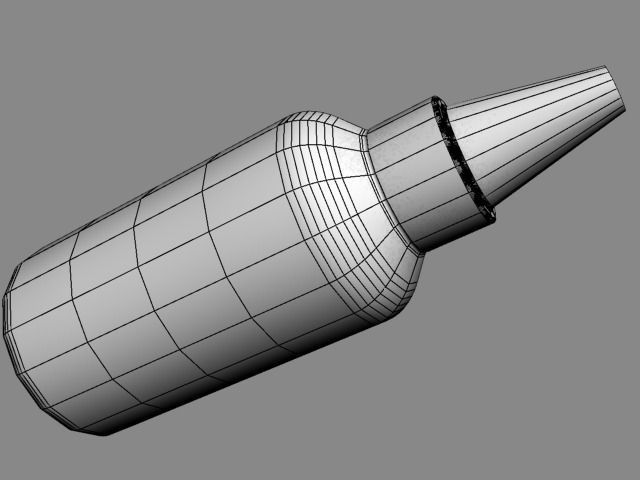 ketchup bottle of heinz tomato sauce Low-poly 3D model_5