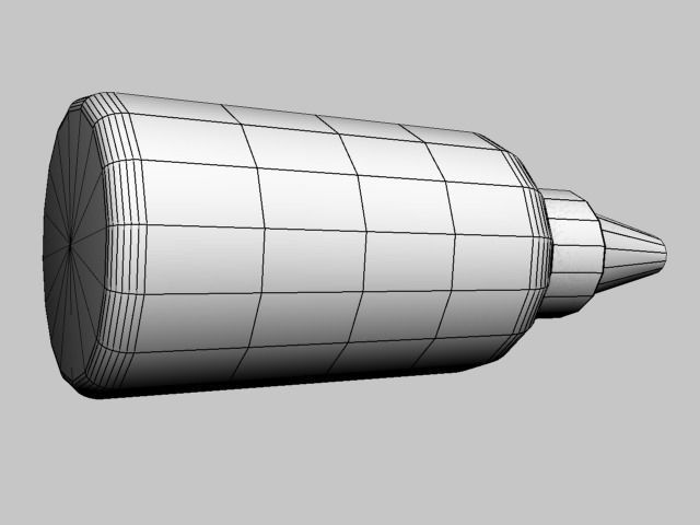 ketchup bottle of heinz tomato sauce Low-poly 3D model_9