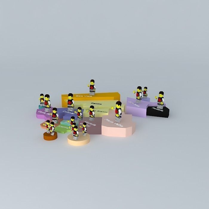 Health posts and calls the City of Castro Free 3D model_2