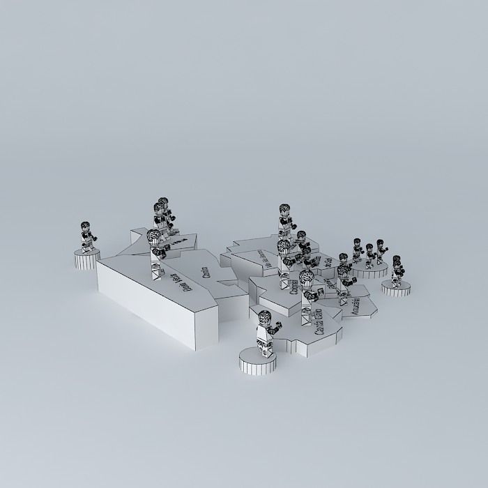 Health posts and calls the City of Castro Free 3D model_3