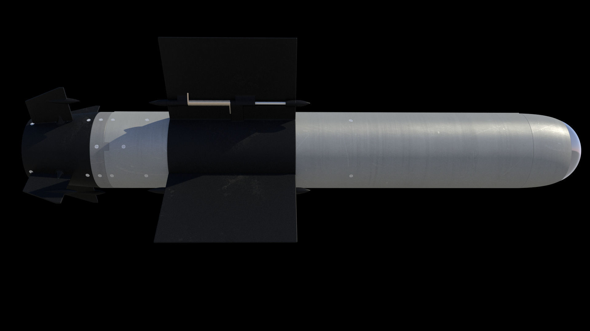 Mikholit air-to-surface IAF missile 3D model_4