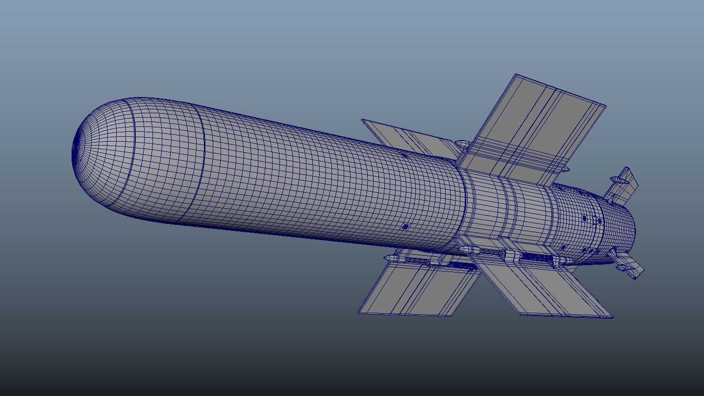 Mikholit air-to-surface IAF missile 3D model_11
