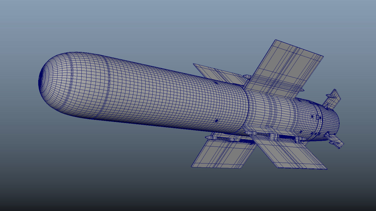 Mikholit air-to-surface IAF missile 3D model_12