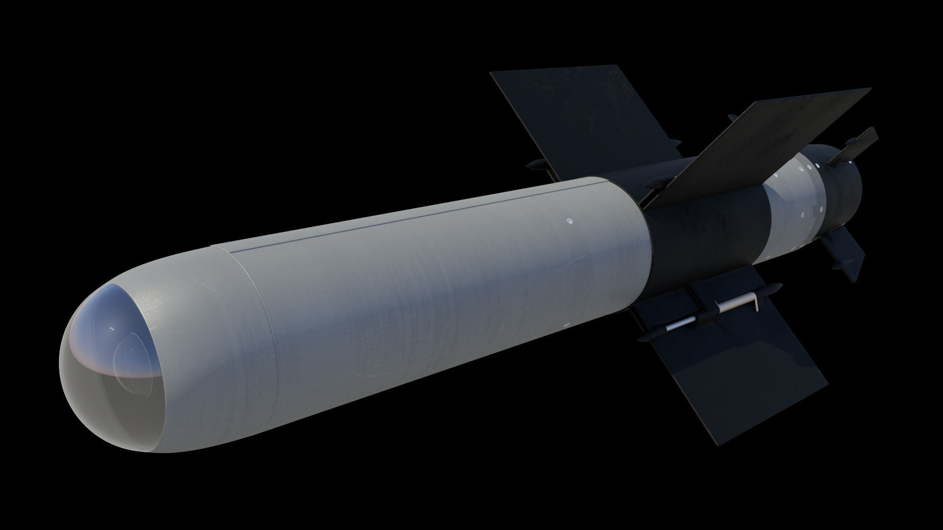 Mikholit air-to-surface IAF missile 3D model_2