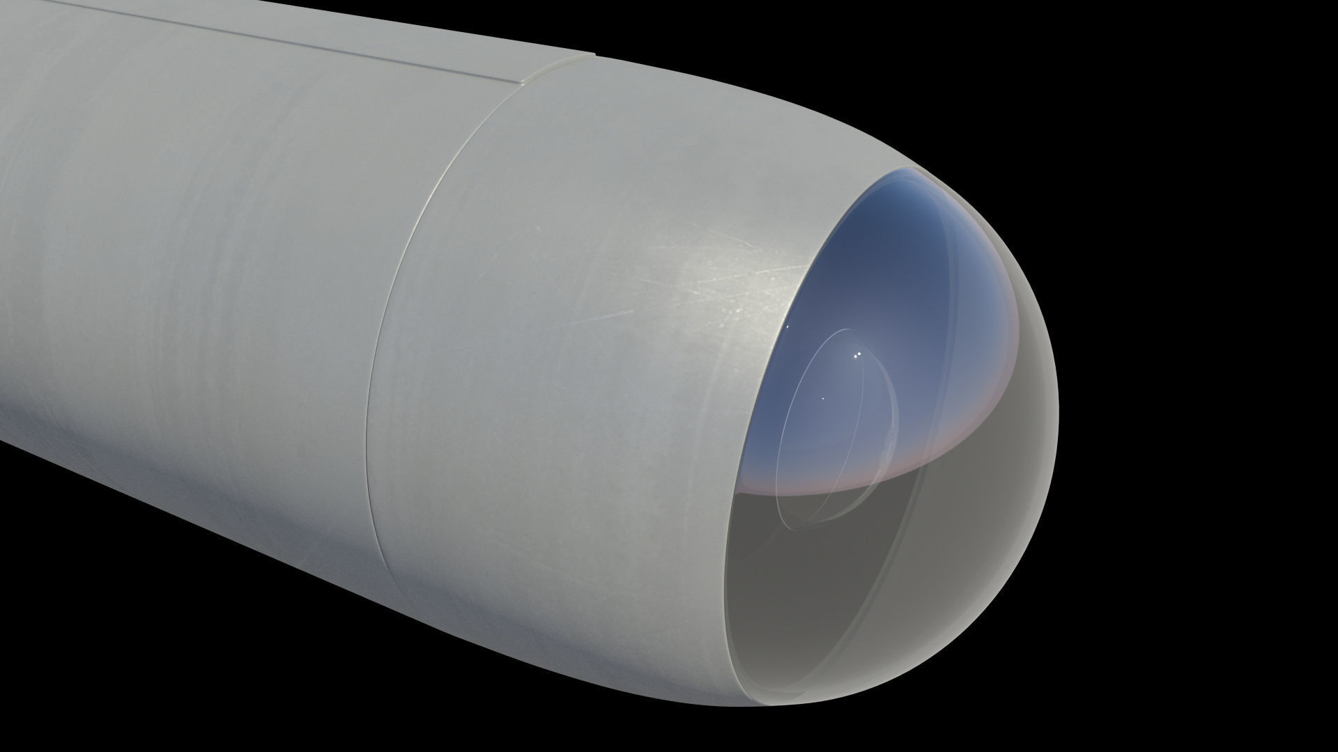 Mikholit air-to-surface IAF missile 3D model_7