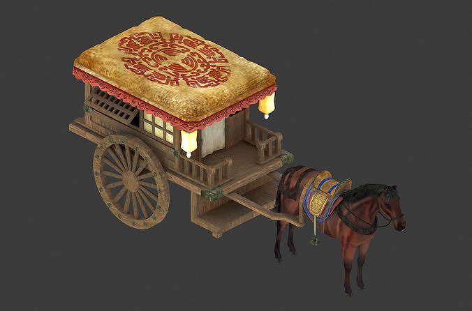 Game carriage 5357 3D model