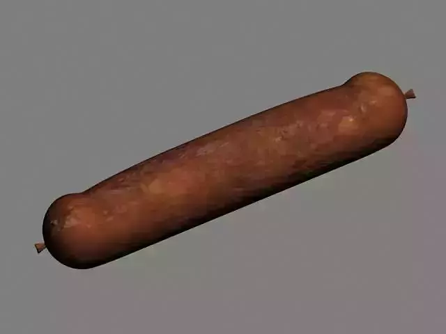 sausage Low-poly 3D model