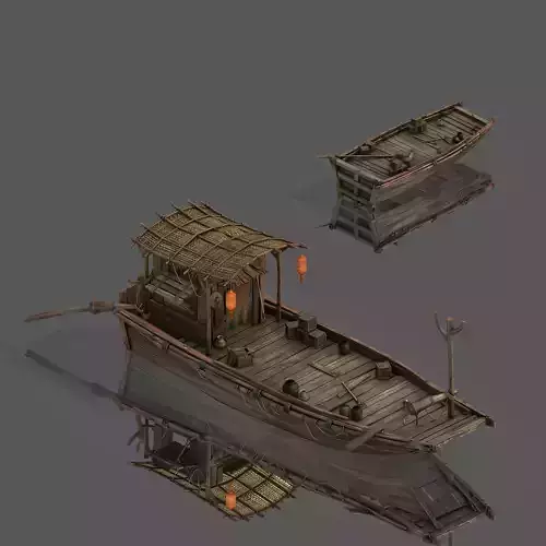 Game Pier - Wooden Boat