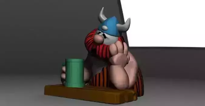 olafo el amargado 3D model