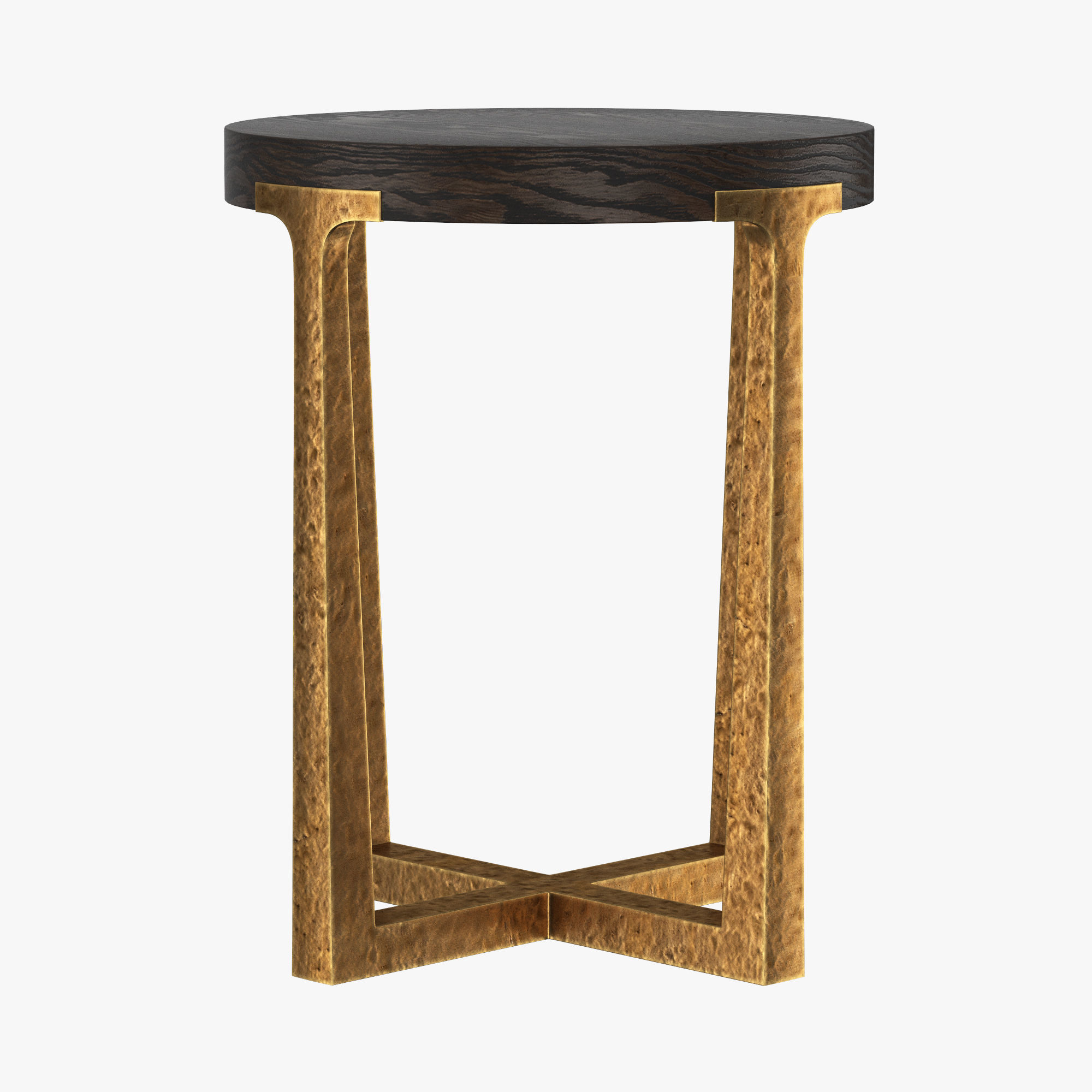 T-BRACE ROUND SIDE TABLE 3D model_3