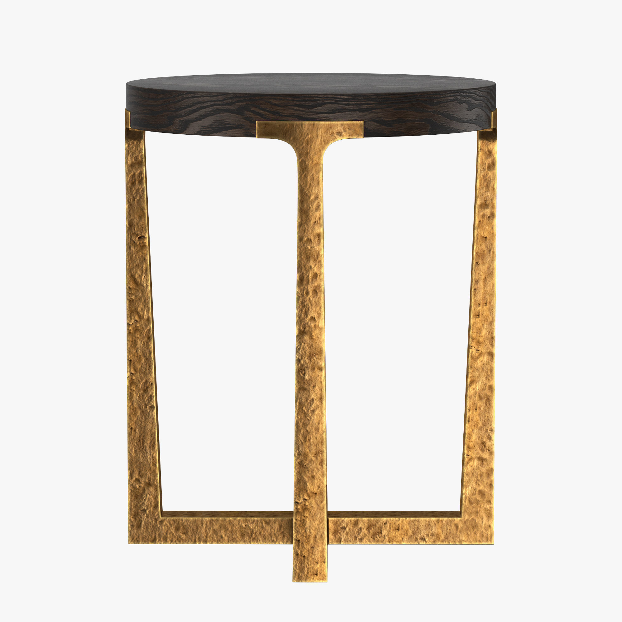 T-BRACE ROUND SIDE TABLE 3D model_4